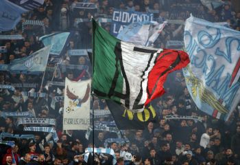 Fan Choreographie der Lazio Rom Fans